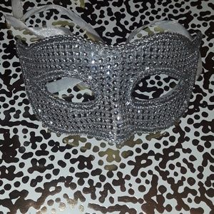 Rhinestone Studded Masquerade Mask